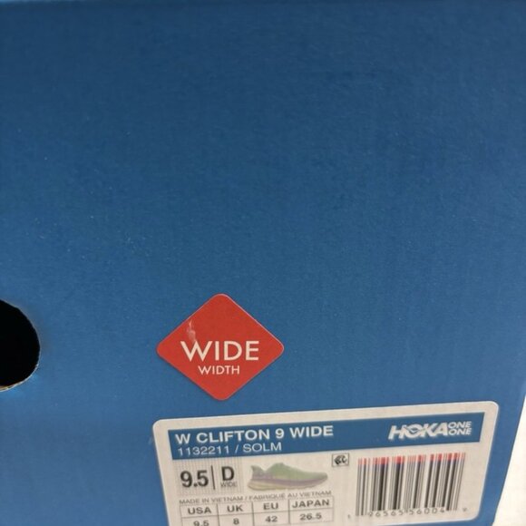Hoka One One Women’s Clinton 9 Running Shoes, Size 9.5 Wide - Picture 7 of 7